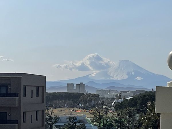 【眺望】　ベランダから富士山が見えます！